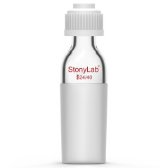 StonyLab Thermomètre Inlet Adaptateur avec 24/40 Joint Intérieur, 80mm de Hauteur, pour Appareil de Distillation