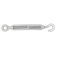 Mecollection M4/M5/M6/M8 304 Acier Inoxydable Crochet et Oeillet Tendeur à Œillets avec Câble Fil Fil de Serrage 10pcs