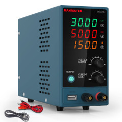 Alimentation de Laboratoire,HANMATEK HM305 0-30V / 0-5A Alimentation Laboratoire DC avec Affichage LED à 4 Chiffres