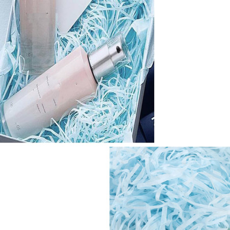 JCKD 100 g Matériau de remplissage en raphia, papier de raphia pour remplissage de cadeaux d'anniversaire, de Noël, de mariage,