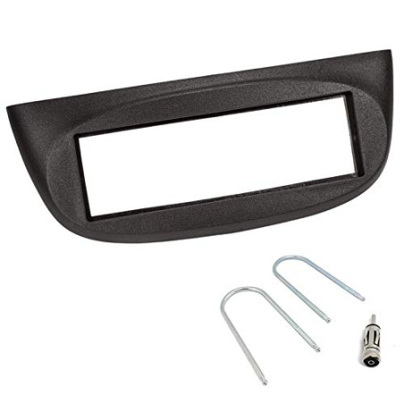 Kit Montage autoradio façade 1 DIN Renault TWINGO/Wind 2 II Noir