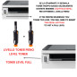 universo cartuccia® 143A W1143A 143AD W1143AD2 Kit 2 Toner compatible avec HP Neverstop Laser MFP 1202w 1202nw 1201n 1001nw Impr