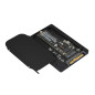 ADWITS Boîtier de Conversion SSD U.2 vers NVMe U.2 (SFF-8639) vers M.2 Key-M 6,3 cm 7 mm, Compatible avec PCIe 3.0 4.0 NVMe & AH