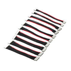 LINSYRC 10 Pièces Câble Extension d'équilibre Lipo 2S 3S 4S 5S 6S Adaptateur Prise Mâle à Femelle Connecteur JST-XH avec Fil de 