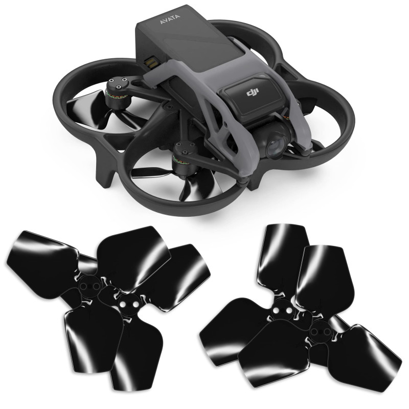 Master Airscrew Hélices Upgrade à 3-pales pour DJI Avata - Noir, 4 pièces Master Airscrew Hélices Upgrade à 3-pales pour DJI Avata - Noir, 4 pièces