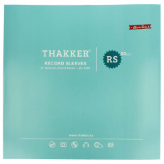 THAKKER Record Sleeves - 50 Pochettes intérieures antistatiques pour Tous Les disques 12'/LPs & Maxis | Pochettes de Protection