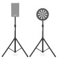 Pronomic SPS-1S Pied de Haut-Parleur en Acier - Support de Enceinte, Construction tripode Large et Stable - 120-193 cm - Peut ég Pronomic SPS-1S Pied de Haut-Parleur en Acier - Support de Enceinte, Construction tripode Large et Stable - 120-193 cm - Peut ég