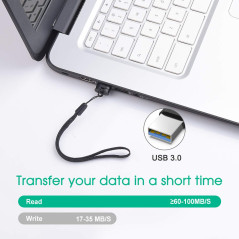 Clé USB 128Go 3.0 Ultra Mini, Vansuny Mini Clef USB 128Go Rapide Mémoire de Stockage Externe Flash Drive à Haute Vitesse pour PC