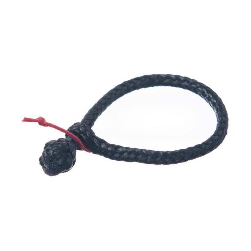 Manille de cordage Dyneema - 3 mm - Noir - Charge de rupture : 900 kg Manille de cordage Dyneema - 3 mm - Noir - Charge de rupture : 900 kg