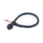 Manille de cordage Dyneema - 3 mm - Noir - Charge de rupture : 900 kg Manille de cordage Dyneema - 3 mm - Noir - Charge de rupture : 900 kg