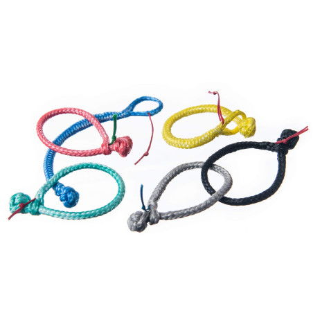 Manille de cordage Dyneema - 3 mm - Noir - Charge de rupture : 900 kg