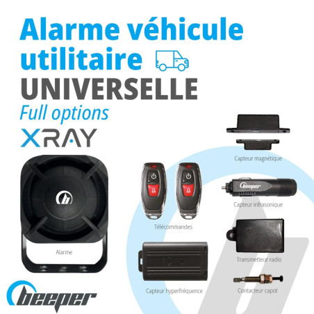 BEEPER - Alarme Universelle pour Fourgon et Utilitaire XR5VUL