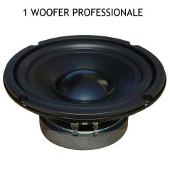 1 MASTER AUDIO MA16W/8 MA 16W/8 Haut-Parleur woofer Professionnel 16,50 cm 165 mm 6,5" 150 Watt rms 300 Watt Max 8 ohm Suspensio