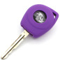 Finest-Folia Coque en silicone pour clé de voiture à 2 boutons Violet Finest-Folia Coque en silicone pour clé de voiture à 2 boutons Violet