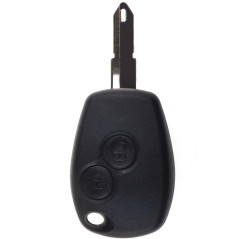 Clé Plip Compatible avec Dacia Logan Sandero Duster Lodgy 2 Boutons Lame Trou Coque @Pro-Plip
