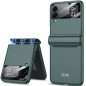 Coque pour Samsung Galaxy Z Flip 4 5G Protection Intégrée de L'objectif de L'appareil Photo et Charnière, Housse Résistant aux C Coque pour Samsung Galaxy Z Flip 4 5G Protection Intégrée de L'objectif de L'appareil Photo et Charnière, Housse Résistant aux C