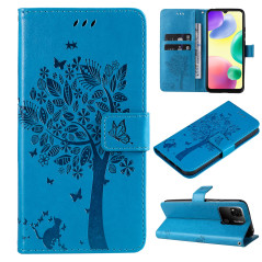 Zchen Coque pour Redmi 10A (6,53 Pouces), Etui Pochette PU Cuir Portefeuille Housse Clapet Folio Livre Pliable Couvercle Rabatta
