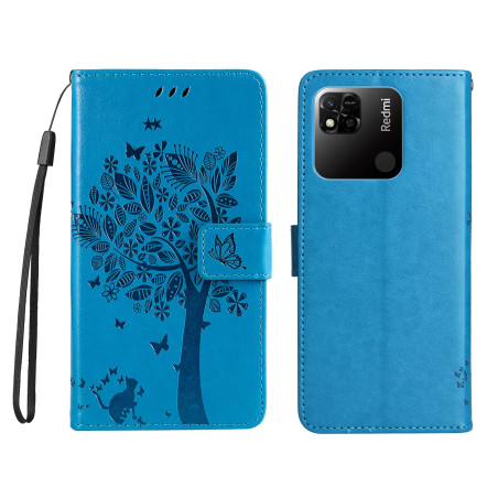 Zchen Coque pour Redmi 10A (6,53 Pouces), Etui Pochette PU Cuir Portefeuille Housse Clapet Folio Livre Pliable Couvercle Rabatta