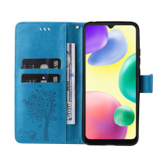 Zchen Coque pour Redmi 10A (6,53 Pouces), Etui Pochette PU Cuir Portefeuille Housse Clapet Folio Livre Pliable Couvercle Rabatta