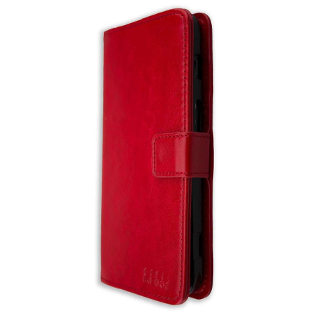 caseroxx Étui pour Doro 8040/8042, Housse Bookstyle en Cuir Artificiel, Rouge