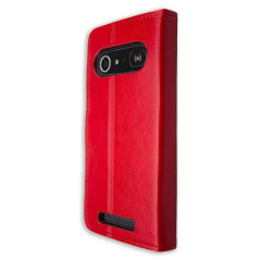 caseroxx Étui pour Doro 8040/8042, Housse Bookstyle en Cuir Artificiel, Rouge