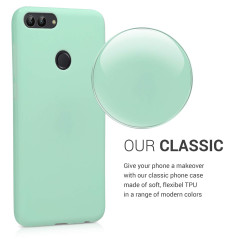 kwmobile Housse Compatible avec Huawei Enjoy 7S / P Smart (2017) Coque - Housse de téléphone Protection Souple en Silicone - Men