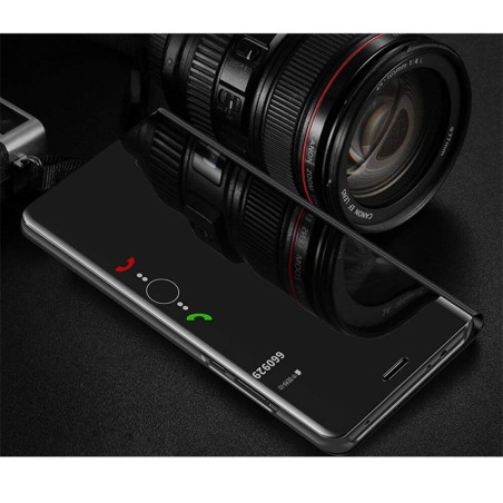 IMEIKONST Samsung Galaxy Note 9 Etui Bookstyle Miroir Makeup Smart View Stand Protecteur Housse Coque Etui à Rabat Coque pour Sa
