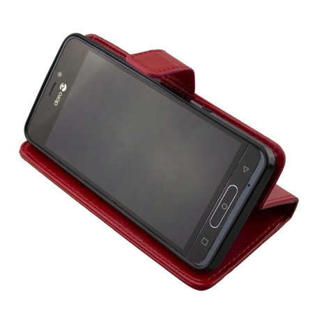 caseroxx Étui pour Doro 8035, Housse Bookstyle en Cuir Artificiel, Rouge