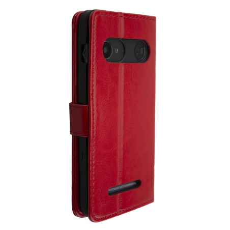 caseroxx Étui pour Doro 8035, Housse Bookstyle en Cuir Artificiel, Rouge