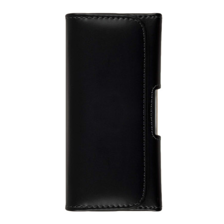 kwmobile Étui de Ceinture 13,2 x 6,5 x 1,3 cm pour Téléphone Portable - Étui Ceinture Universel Simili Cuir - Sacoche Smartphone