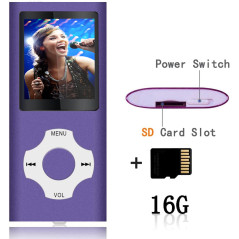 32Go Lecteur MP3 Sport pour Courir, Portable Lecteur Musical sans Perte HiFi, Radio FM, Enregistreur Vocal, Vidéo, E-Book, 18 He