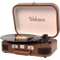 Platine Vinyle, VOKSUN Bluetooth in/Out Portable Vintage Turntable with Built-in Speakers, 3 Speed Belt-Driven USB Suititcase Vi Platine Vinyle, VOKSUN Bluetooth in/Out Portable Vintage Turntable with Built-in Speakers, 3 Speed Belt-Driven USB Suititcase Vi