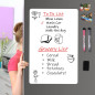 Tableau Blanc Magnétique Effaçable à Sec pour Frigo 30x20 cm - Écriture et Nettoyage Faciles, Pour Maison, Cuisine, Liste de Cou Tableau Blanc Magnétique Effaçable à Sec pour Frigo 30x20 cm - Écriture et Nettoyage Faciles, Pour Maison, Cuisine, Liste de Cou