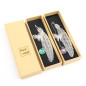 DERAYEE 2pcs Marque-page Plume en Métal Papillon et Fleur Sèche Éternelle Perles de Verre Pendentif Cadeau pour Étudiant Lecteur DERAYEE 2pcs Marque-page Plume en Métal Papillon et Fleur Sèche Éternelle Perles de Verre Pendentif Cadeau pour Étudiant Lecteur