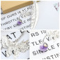 DERAYEE 2pcs Marque-page Plume en Métal Papillon et Fleur Sèche Éternelle Perles de Verre Pendentif Cadeau pour Étudiant Lecteur DERAYEE 2pcs Marque-page Plume en Métal Papillon et Fleur Sèche Éternelle Perles de Verre Pendentif Cadeau pour Étudiant Lecteur