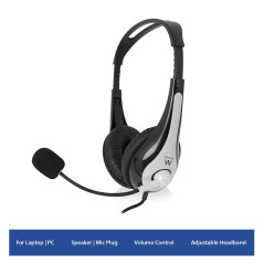 Ewent Casque avec Micro EW3562 Noir
