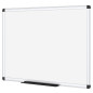 VIZ-PRO tableau blanc magnétique avec cadre en aluminium et porte-marqueurs, effaçable à sec, 120 x 90 cm, idéal pour bureau, éc VIZ-PRO tableau blanc magnétique avec cadre en aluminium et porte-marqueurs, effaçable à sec, 120 x 90 cm, idéal pour bureau, éc
