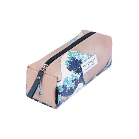 Grupo Erik - Trousse Hokusai 21 x 7,5 x 7,5 cm | Grande Trousse Scolaire à Fermeture Éclair
