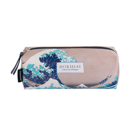 Grupo Erik - Trousse Hokusai 21 x 7,5 x 7,5 cm | Grande Trousse Scolaire à Fermeture Éclair