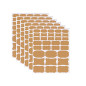 Étiquettes Kraft Auto-adhésif en Papier, Taille Assortie, pour Tableau Noir, Maison, Bocaux Mason, Cadeau - 6 Feuilles (192pcs) Étiquettes Kraft Auto-adhésif en Papier, Taille Assortie, pour Tableau Noir, Maison, Bocaux Mason, Cadeau - 6 Feuilles (192pcs)