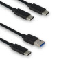 Ewent Boîtier de Disque Dur 2,5 Pouces,USB Type C et Type A 3.2(Gen2) vers SATA III/UASP, 10Gbit/s, Boîtier Externe de Disque Du Ewent Boîtier de Disque Dur 2,5 Pouces,USB Type C et Type A 3.2(Gen2) vers SATA III/UASP, 10Gbit/s, Boîtier Externe de Disque Du