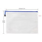 STARVAST 20 Pcs Pochette A4 Zippée, Pochette à Fermeture Éclair, Chemise PVC Mesh de Rangement Fichiers A4 pour Stockage Documen STARVAST 20 Pcs Pochette A4 Zippée, Pochette à Fermeture Éclair, Chemise PVC Mesh de Rangement Fichiers A4 pour Stockage Documen