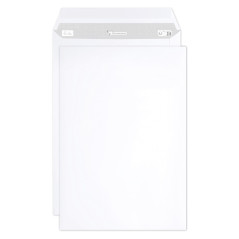 Clairefontaine 805050C - Paquet de 50 Pochettes Blanches C4-229x324 mm - Auto-Adhésives - 90g/m²
