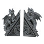 Design Toscano Château du Dragon Décor Gothique Statues Décoratives Serre-livres, 20.25 cm, Ensemble de Deux , polyrésine, pierr Design Toscano Château du Dragon Décor Gothique Statues Décoratives Serre-livres, 20.25 cm, Ensemble de Deux , polyrésine, pierr