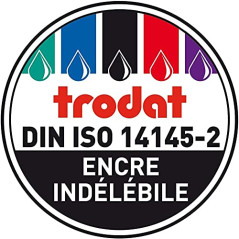 3 Cassettes d'encre 6/56 Bleue pour Tampons Trodat Professional Line 5117, 5204, 5206, 5460, 5460L, 5465, 5558, 55510, 5466PL