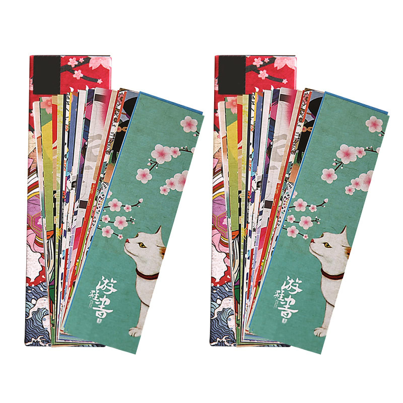 Fyfjur 60 Feuilles Marque-Page Papier, Marque-Page Vintage Japonais Style Livre Marques, Signets Vintage, Signets CréAtifs, pour Fyfjur 60 Feuilles Marque-Page Papier, Marque-Page Vintage Japonais Style Livre Marques, Signets Vintage, Signets CréAtifs, pour