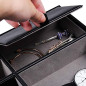 Copiel Valet Plateau Cuir, Organisateur de Table de Nuit pour Homme, Support de Boîte de Rangement de Bureau ou de Commode pour Copiel Valet Plateau Cuir, Organisateur de Table de Nuit pour Homme, Support de Boîte de Rangement de Bureau ou de Commode pour