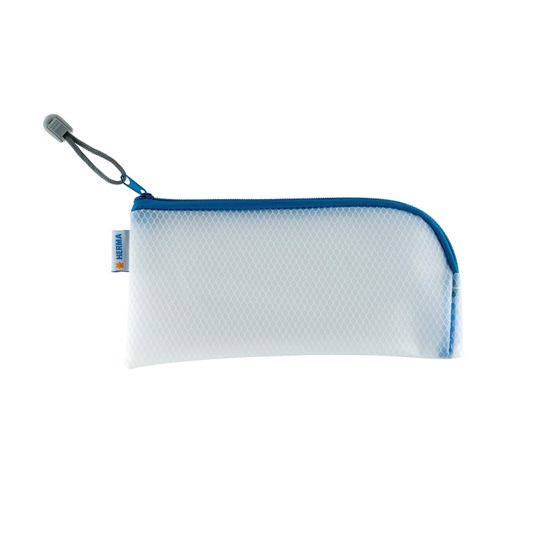 HERMA 20003 Pochette zippée étui de voyage (23 x 11 cm) petite pochette transparente à fermeture zip pour portable, câble de cha HERMA 20003 Pochette zippée étui de voyage (23 x 11 cm) petite pochette transparente à fermeture zip pour portable, câble de cha