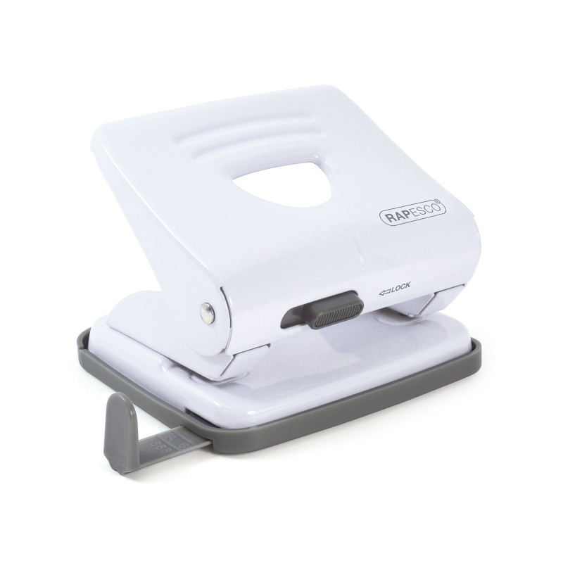 Rapesco 1399 Perforatrice à 2 Trous en Métal 825, Capacité de 25 Feuilles, Blanc Rapesco 1399 Perforatrice à 2 Trous en Métal 825, Capacité de 25 Feuilles, Blanc