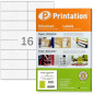 Printation Étiquettes universelles 105 x 35 mm autocollantes blanches – 1600 étiquettes d'adresse autocollantes imprimables sur Printation Étiquettes universelles 105 x 35 mm autocollantes blanches – 1600 étiquettes d'adresse autocollantes imprimables sur